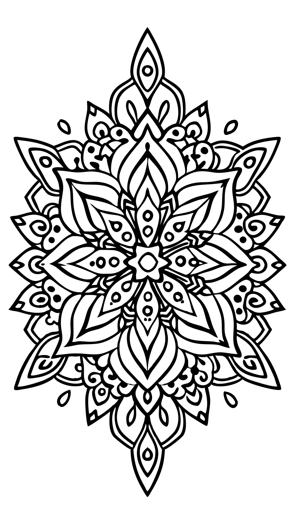 coloriages abstraits pour les adultes